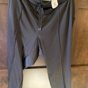 NWT XERSION  BLACK THERMA  FLEECE MID RISE JOGGERS.     SIZE 3X